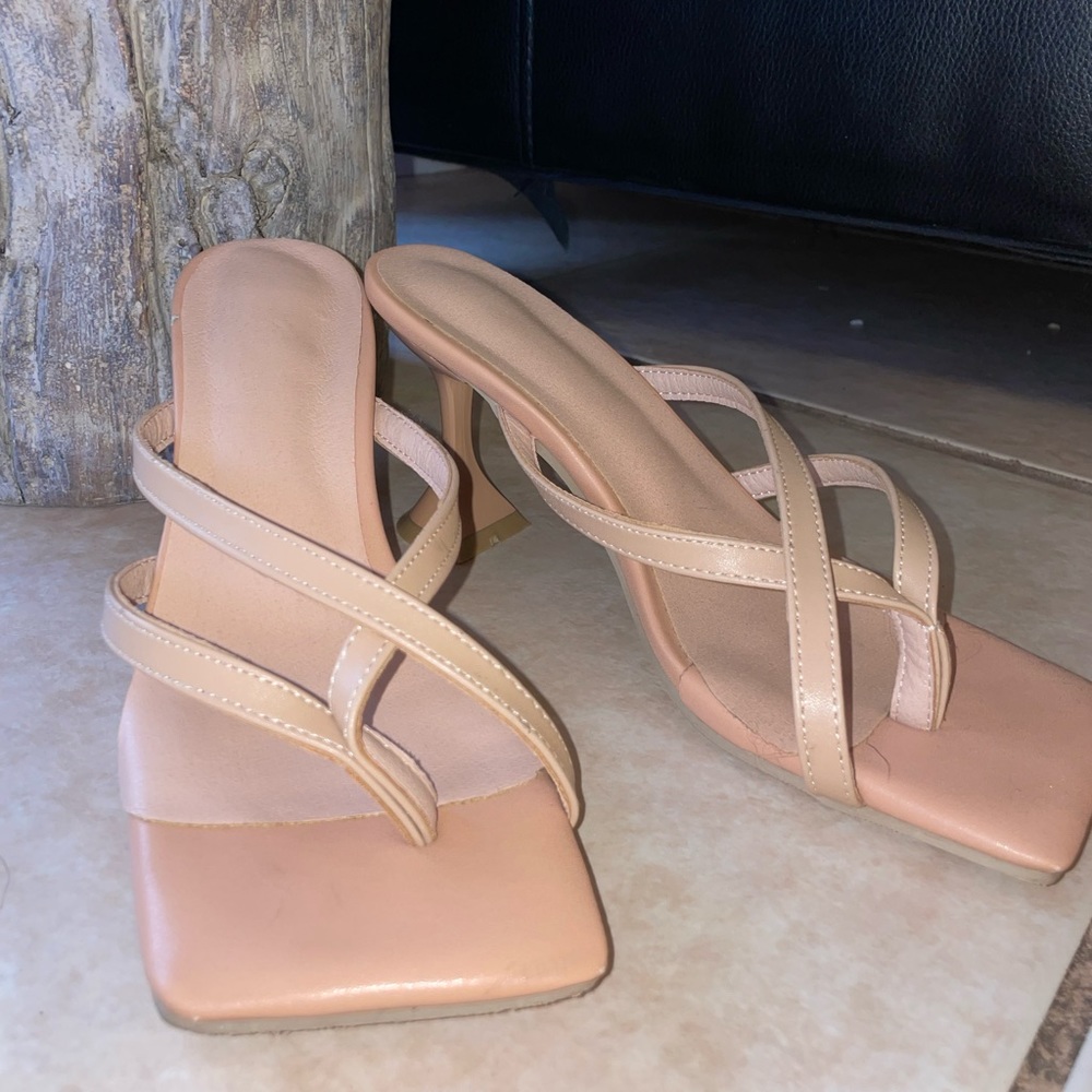 Amazon nude heels. Like new.